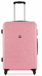 Semi Line Közepes bőrönd T5697-2 Rózsaszín (T5697-2)