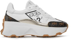 GUESS Sneakers Calebb5 FLPCB5FAL12 whibr white brown (FLPCB5FAL12 whibr white brown)