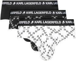 Karl Lagerfeld M Lenjerie (Pack of 3) Logo Monogram Brief Set 225M2102 q63 diamond karl black/white (225M2102 q63 diamond karl black/white)