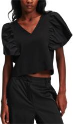 KARL LAGERFELD Bluză Feminine Fabric Mix 240W1703 999 black (240W1703 999 black)