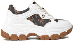 GUESS Sneakers Brecky3 FLPBR3FAL12 whibr white brown (FLPBR3FAL12 whibr white brown)