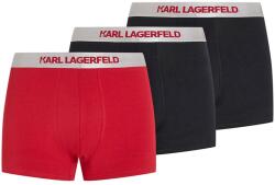 Karl Lagerfeld M Lenjerie (Pack of 3) Metallic Elastic Trunk Set 240M2106 217 black/chili pepper (240M2106 217 black/chili pepper)