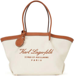 KARL LAGERFELD Geantă Hotel Karl Md Tote Canvas 241W3005 a106 natural (241W3005 a106 natural)