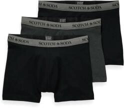 Scotch & Soda Lenjerie (Pack of 3) Scso Base Herringbone Boxer 701222705 SCU001 black (701222705 SCU001 black)
