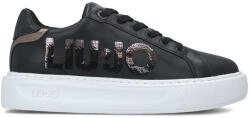 LIU JO Sneakers Sport Fase 1 Kylie 22 Calf Leather/Sequins BF3127PX077 22222 nero (BF3127PX077 22222 nero)