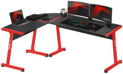 Huzaro Gamer asztal , sarokasztal, íróasztal 6.0 Piros (HZ-HERO-60-RED)