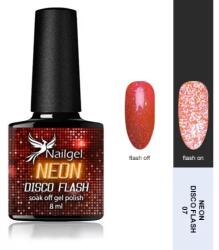 Nailgel Disco Flash Neon 07 gél lakk 8ml