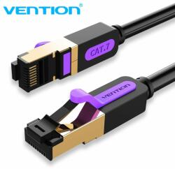 Ventiune Cablu Vention LAN SSTP Cat. 7 Patch Cable - 1M Negru 10Gbps - ICDBF (ICDBF)