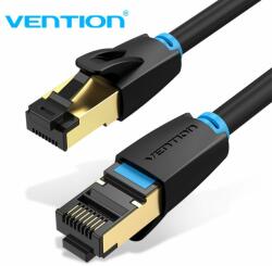 Ventiune Cablu Vention LAN SFTP Cat. 8 Patch Cable - 1M Negru 40Gbps - IKABF (IKABF)