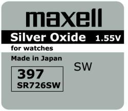 Maxell Baterie buton argintie MAXELL SR-726 SW /AG2/ 397/, 1, 55 V (ML-BS-SR-726-SW) Baterii de unica folosinta