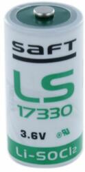 Saft Baterie litiu clorura de tionil 3.6V 2.1Ah 2/3A LS17330/STD/cu bud/SAFT (B-SAFT-BL-LS17330) Baterii de unica folosinta