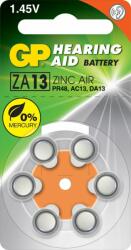 GP Batteries Baterie zinc air GP ZA13 6 buc. butoane pentru aparat auditiv intr-un blister (GP-BZ-ZA13)