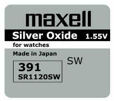 Maxell Baterie buton argintie MAXELL SR-1120 SW /381/391/ AG8 1.55V (ML-BS-SR-1120-SW)