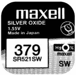 Maxell Baterie buton argintie MAXELL SR-521 SW /AG0/379/ 1.55V (ML-BS-SR-521-SW) Baterii de unica folosinta