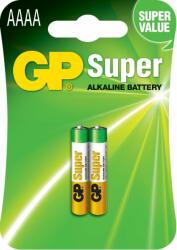 GP Batteries Baterie alcalina GP 1.5V AAAA LR61- 2 buc. in ambalaj GP (GP-BA-25A-U2)