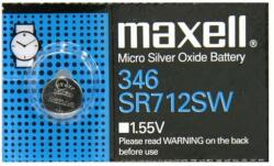 Maxell Baterie buton argintie MAXELL SR712 SW 1.55V / 346 (ML-BS-SR-712-SW) Baterii de unica folosinta