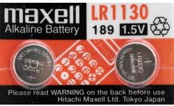 Maxell Baterie buton alcalina LR-1130 /2 buc. in ambalaj/ 1.55V MAXELL (ML-BA-LR-1130)