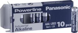 Panasonic Baterii alcaline industriale LR03 AAA 1.5V 10PK INDUSTRIAL Powerline PANASONIC (PAN-BA-LR03-10PK-IND)