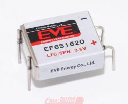 EVE Baterie litiu clorura de tionil LTC-5PN industrial 3.6V 550mAh BATERIE EVE (EVE-BL-5PN-S1) Baterii de unica folosinta