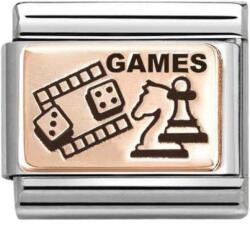 Nomination rozé "Games" charm - 430111/22