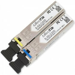 OFFICE MAX MikroTik Pair of SFP modules S-35LC20D + S-53LC20D (S-3553LC20D)