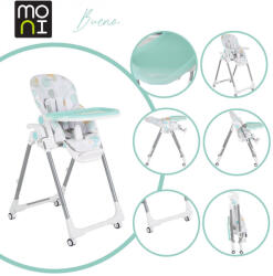 Moni Bueno multifunkciós etetőszék - kék - babastar