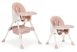 ECOTOYS Gyermek étkező szék 2 az 1-ben Rose (HC-823 PINK)
