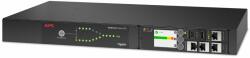 APC Netshelter Rack Automatic Transfer Switch, 1U, 10A, 230V, C14 IN, 12 C13 OUT (AP4421A)