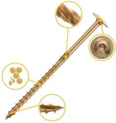 JKH Szerkezetépítő Csavar önmetsző 8x160mm Torx 50db/csm (3904775)