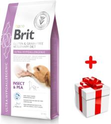 Brit Brit GF Veterinary Diets Dog Ultra-Hipoalergenic Insect 12kg + surpriză de câine