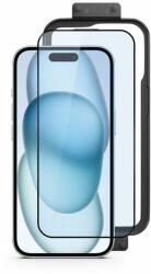 Epico Resolve Edge to Edge iPhone 15 üvegfólia + felhelyezőkeret
