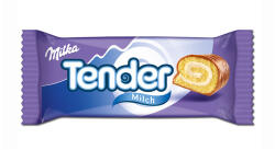 Milka Tender piskótatekercs tejes krémtöltelék, tejcsokoládéval - 37g - kamraellato