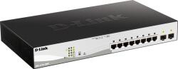 D-Link Switch 10 porturi POE smart maaged DGS-1210-10MP, Interfata: 8 (DGS-1210-10MP) - ritc
