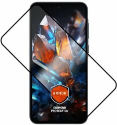 FIXED Armor Samsung Galaxy A55 5G üvegfólia - fekete + applikátor (FIXGA-1263-BK)