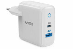 Anker Incarcator retea PowerPortPD+2, 33W, 1x USB-C, 1x USB-A, Alb (A2626LD1) - vexio