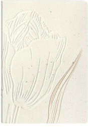  Jegyzetfüzet Clairefontaine Tulip paper, A/6, 10, 5x14, 8cm, 64 lapos, sima