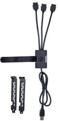 Lian Li USB Хъб LIAN LI PW-U2TPAB, от USB A(м) към 9-pin USB, черен (G89.PW-U2TPAB.00)