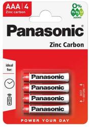 Panasonic elem (AAA, 1.5V, cink-karbon) 4db/csomag R03RZ-4BP (R03RZ-4BP)
