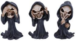 Nemesis Now Комплект статуетки Nemesis Now Adult: Humor - Three Wise Reapers, 11 cm (U5474T1)