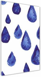 Wallmuralia. hu Akril üveg kép Kék csepp 50x125 cm 2 fogantyú