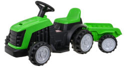 Inlea4Fun Tractor electric pentru copii cu remorcă Inlea4Fun - verde (RA-PA.TR1908T.ZIE)