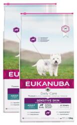 EUKANUBA Eukanuba Daily Care Adult Sensitive Skin 2x12kg
