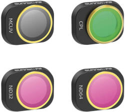 SUNNYLiFE 4 Lens Filters MCUV, CP, ND32/64 Sunnylife for DJI MINI 4 PRO (N4P-FI729)