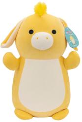 Jazwares Squishmallows, HugMees, Medium Plush, Gavyn Yellow Donkey, jucarie de plus, 25 cm