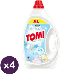 TOMI INGYENES SZÁLLÍTÁS - Tomi Sensitive & Pure mosógél 4x2250 ml (200 mosás) - pelenka