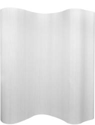 vidaXL fehér bambusz paraván 250 x 165 cm (241670) - vidaxl