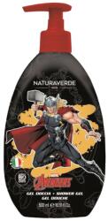 Naturaverde Kids Gel de Dus Thor Avengers Naturaverde Kids cu Extracte Organice de Musetel si Galbenele 500 ml (SODI00499)