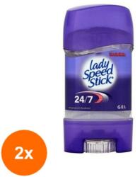 Lady Speed Stick Set 2 x Deodorant Gel Lady Speed Stick 24/ 7 Invisible, 65 g