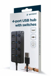 Gembird USB Hub 4portos (UHB-U2P4P-01)