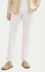 Tom Tailor Pantaloni din material 1041171 Alb Regular Fit
